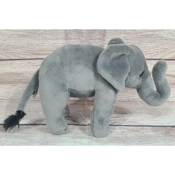 Defenders Of Wildlife Plush Elephant Stuffed Animal Wildlife Artists Gray 9.5" - Picture 2 of 4